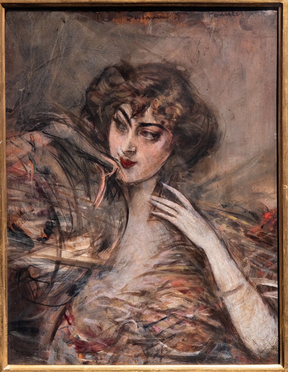 Retrato frontal de Giovanni Boldini