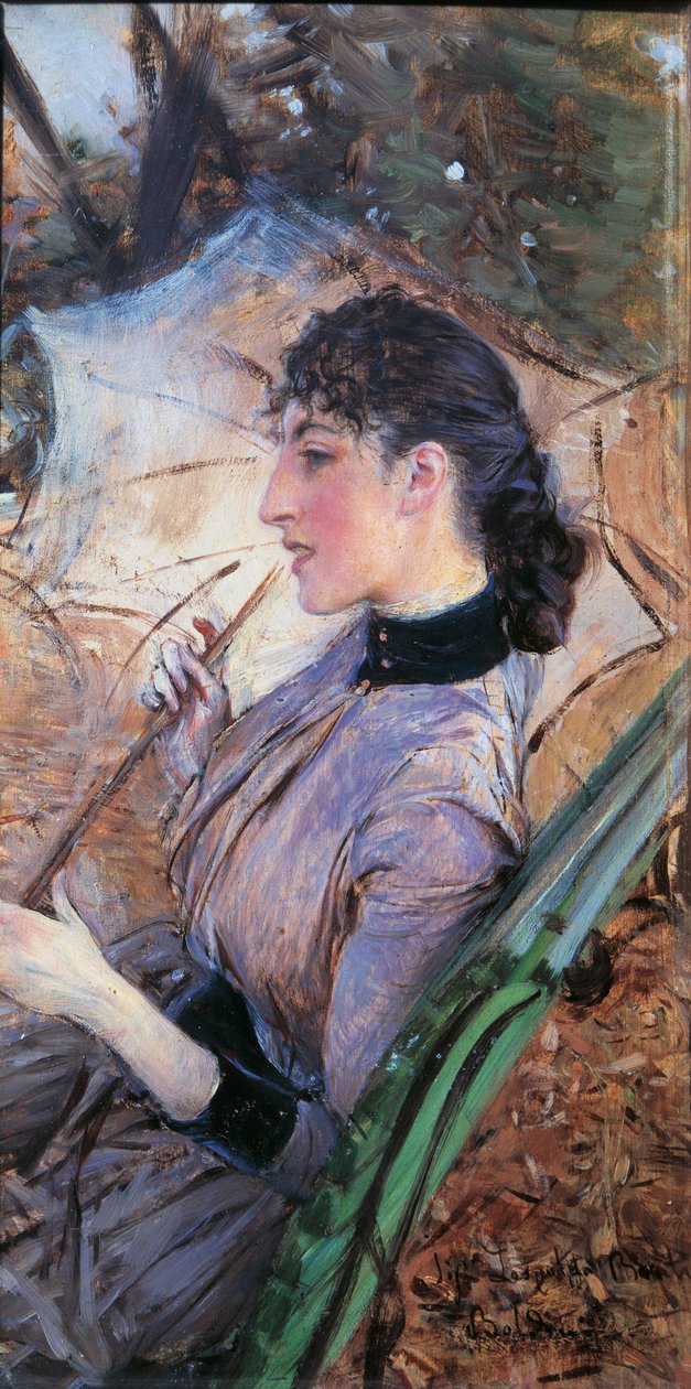 Italia, Florencia, Perfil de Alaide Banti de Giovanni Boldini