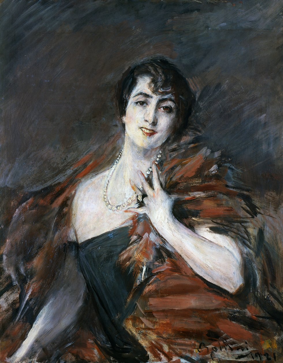 Retrato de una dama de Giovanni Boldini