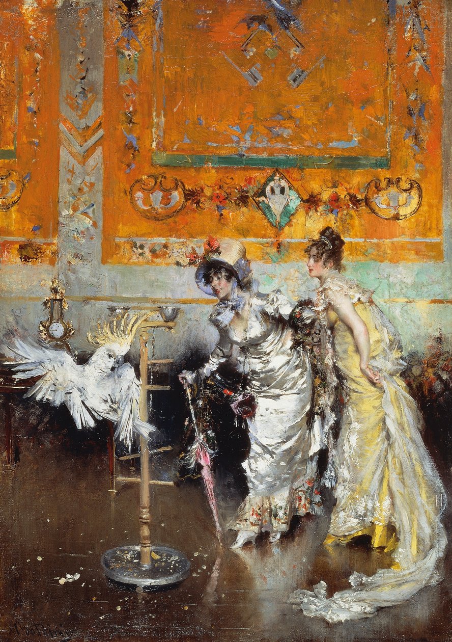 Mujeres con loro de Giovanni Boldini