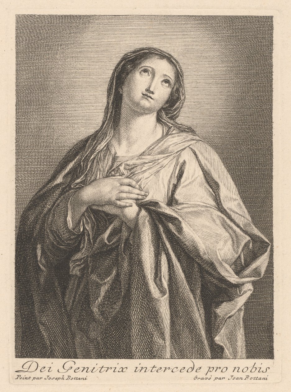 La Virgen de Giovanni Bottani, after Giuseppe Bottani