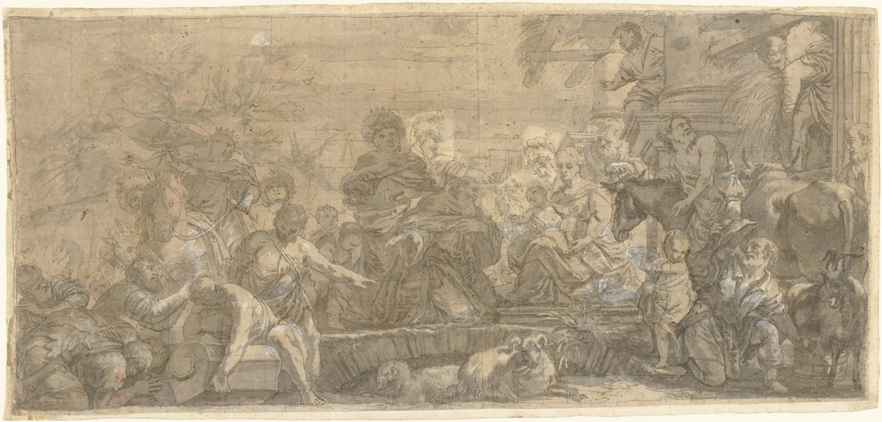 Adoración de los reyes de Giovanni Coli