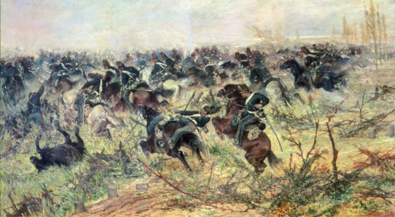 Carga de caballería de Giovanni Fattori