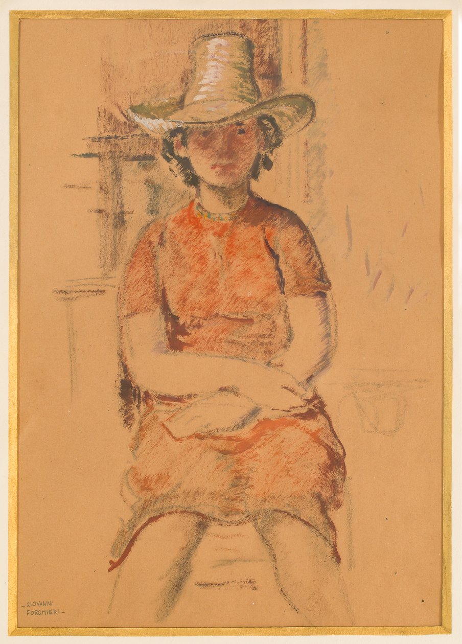 Chica sentada (?) de Giovanni Forghieri