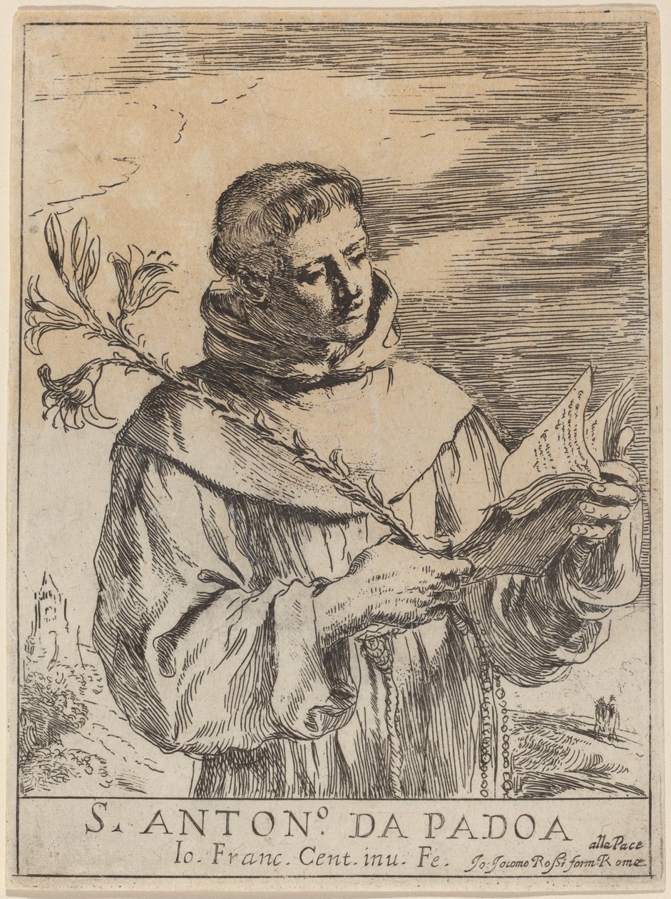 San Antonio de Padua de Giovanni Francesco Barbieri, called Guercino