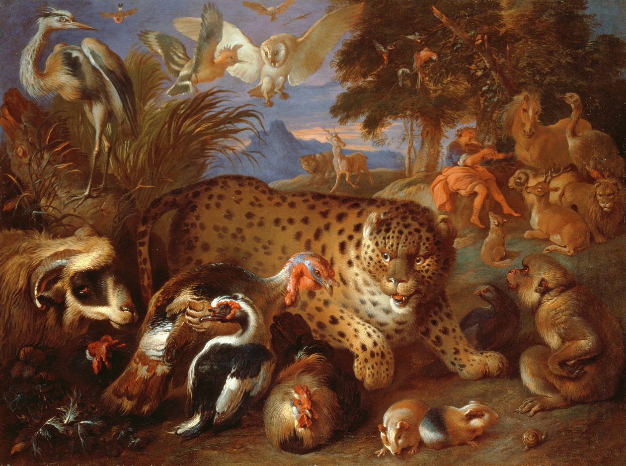 Orfeo encantando a los animales de Giovanni Francesco Castiglione