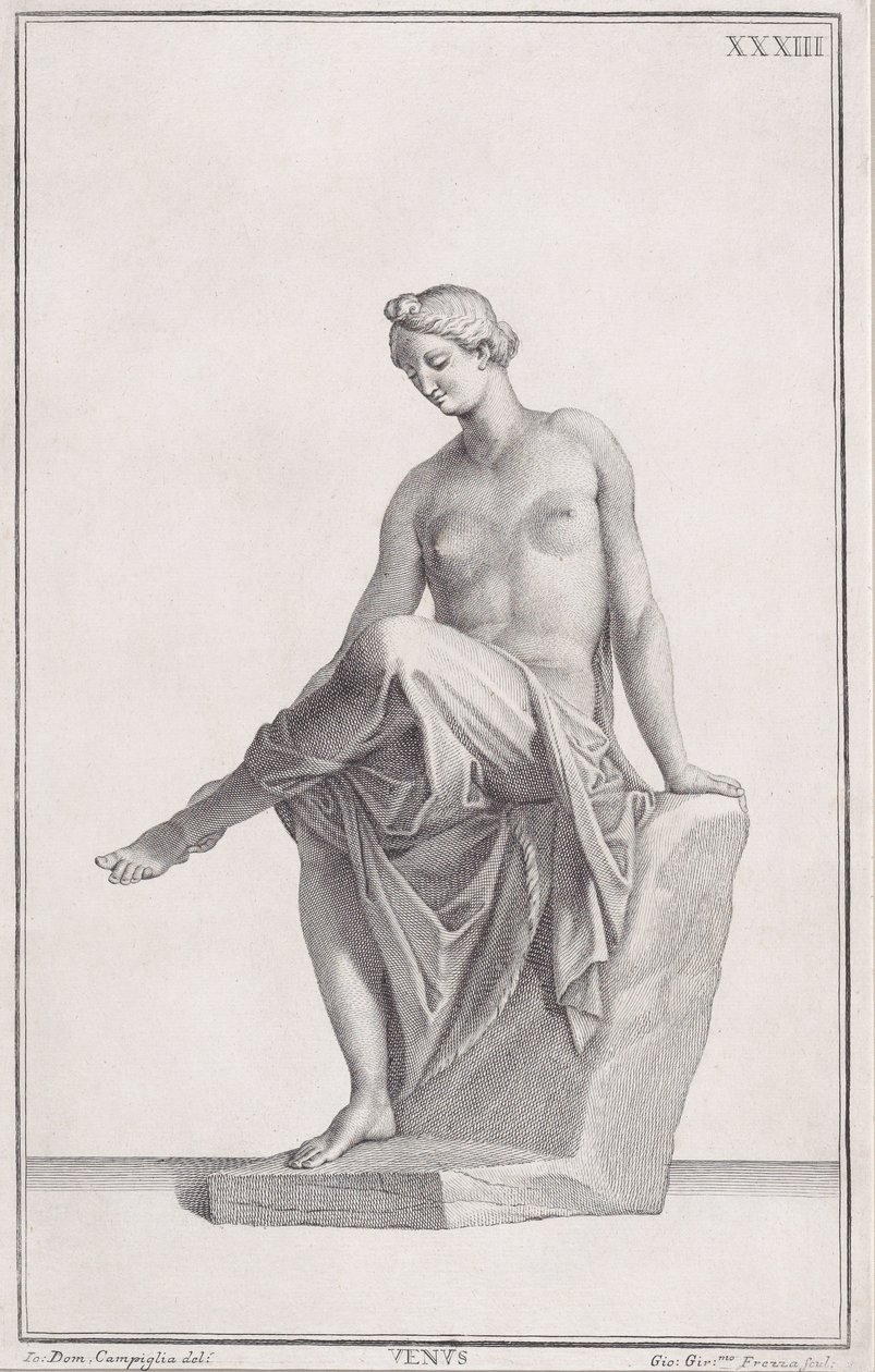 Estatua de Venus, 1734 de Giovanni Girolamo Frezza