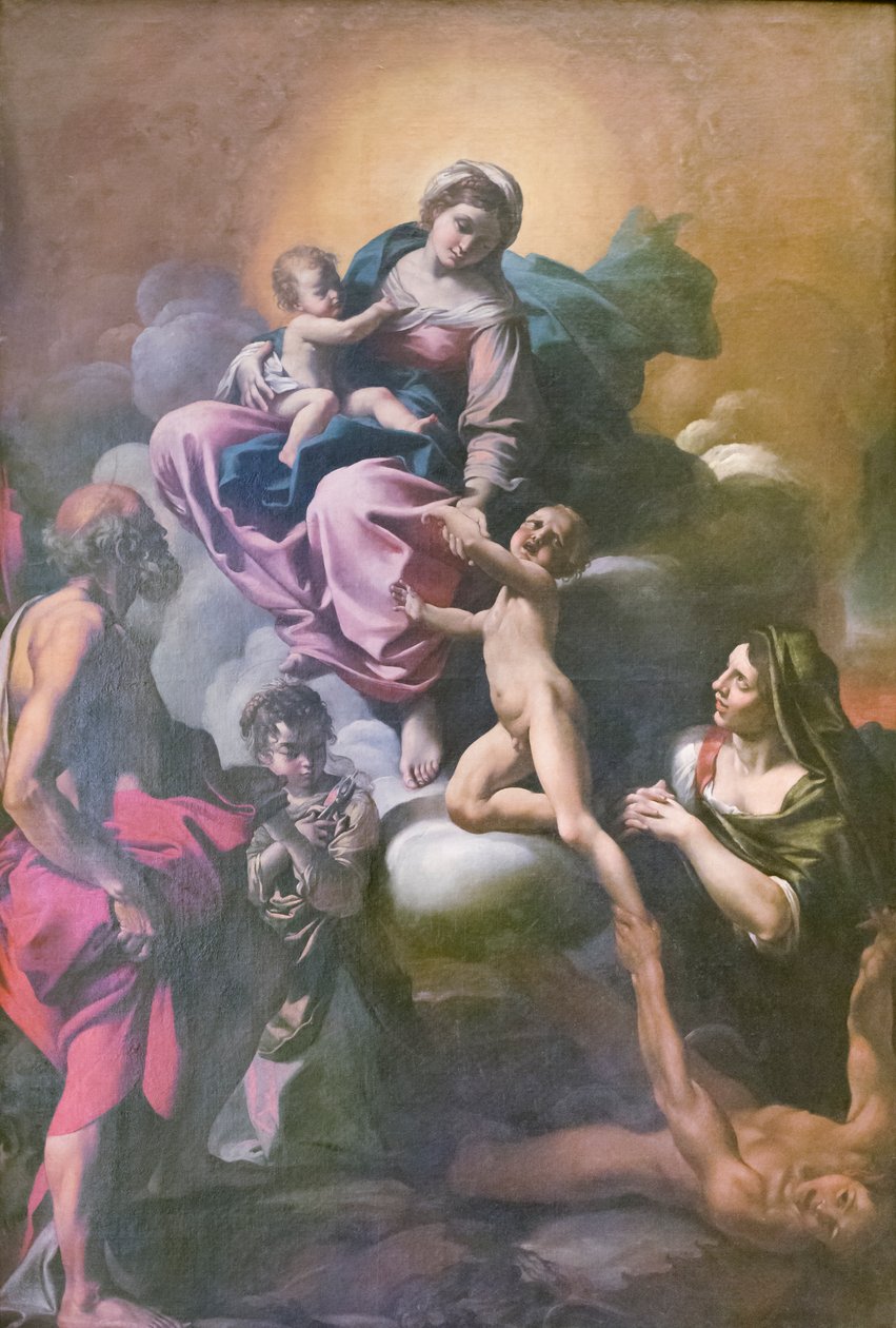 La salvación de un alma de Giovanni Lanfranco