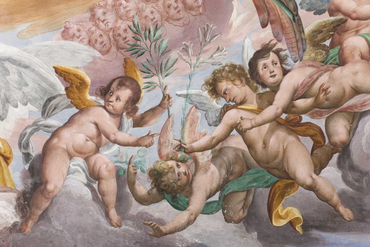 Putti (detalle) de Giovanni Mauro della Rovere