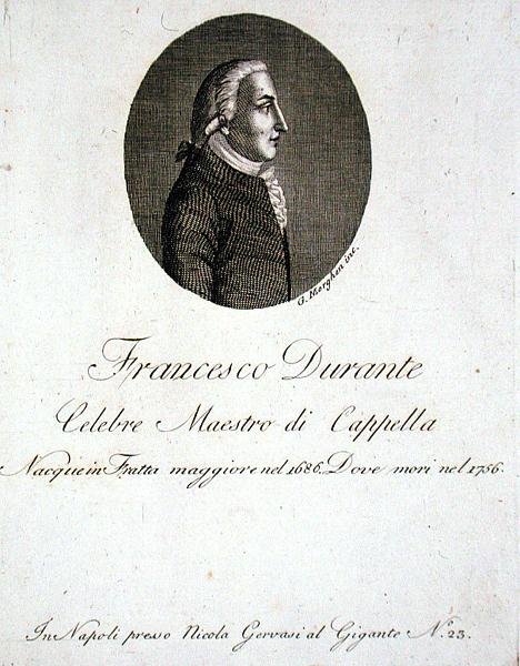 Francesco Durante (1686-1756) de Giovanni Morghen