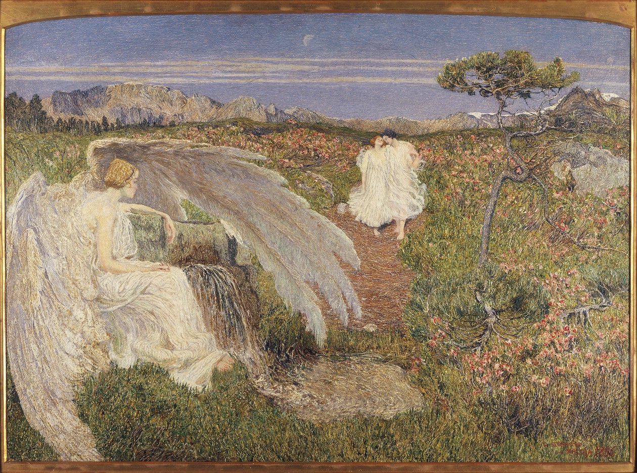 Italia, Amor en la Fuente de la Vida de Giovanni Segantini