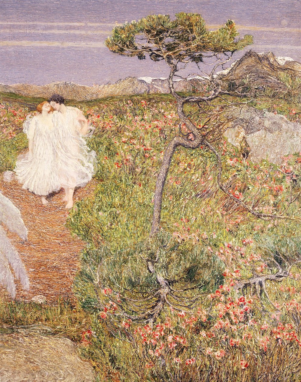 Italia, Amor en la Fuente de la Vida de Giovanni Segantini