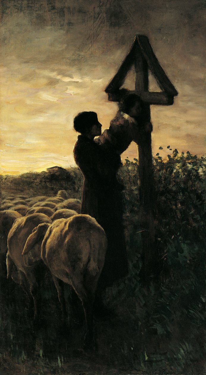 Beso de la Cruz de Giovanni Segantini