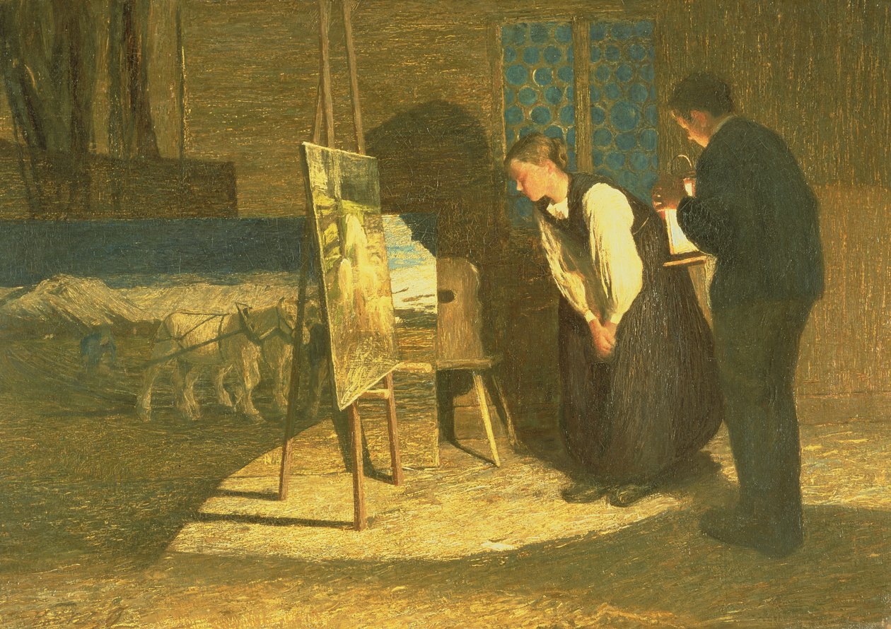 Mis Modelos, 1888 de Giovanni Segantini