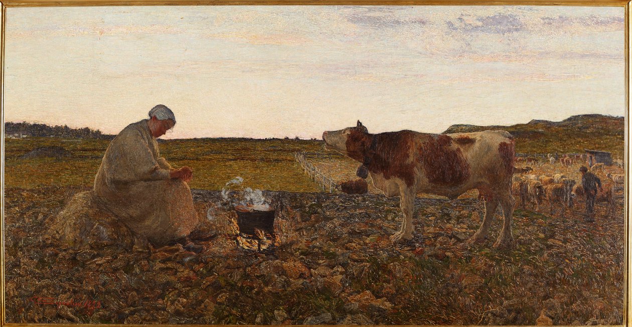 La hora triste de Giovanni Segantini