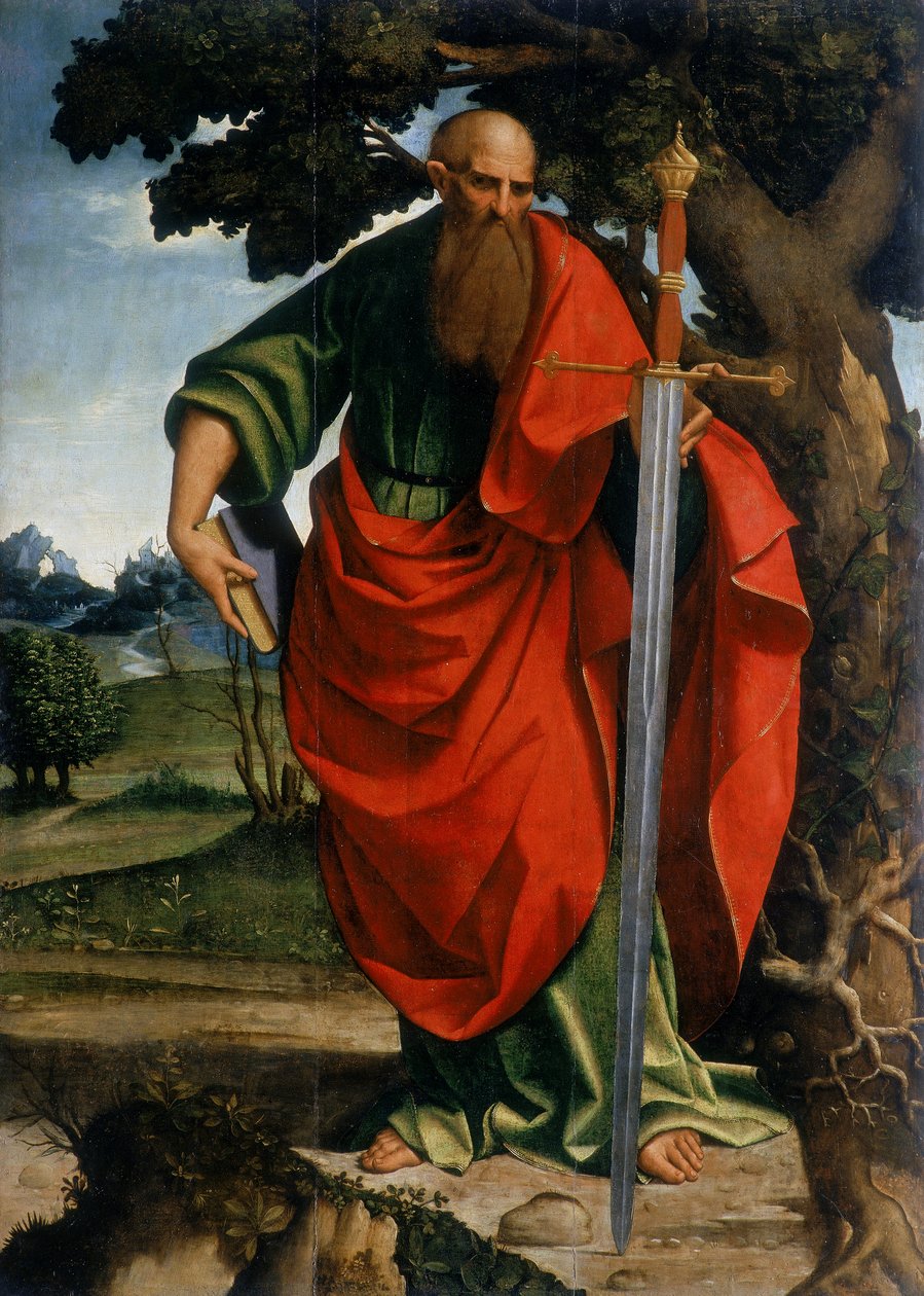 San Pablo, c.1500-24 de Girolamo Alibrando