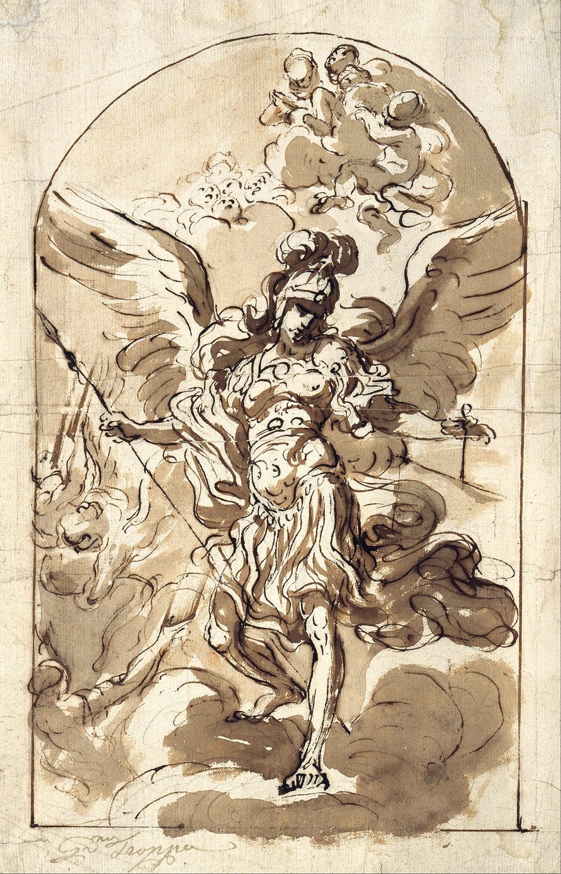 El Arcángel Miguel de Girolamo Troppa
