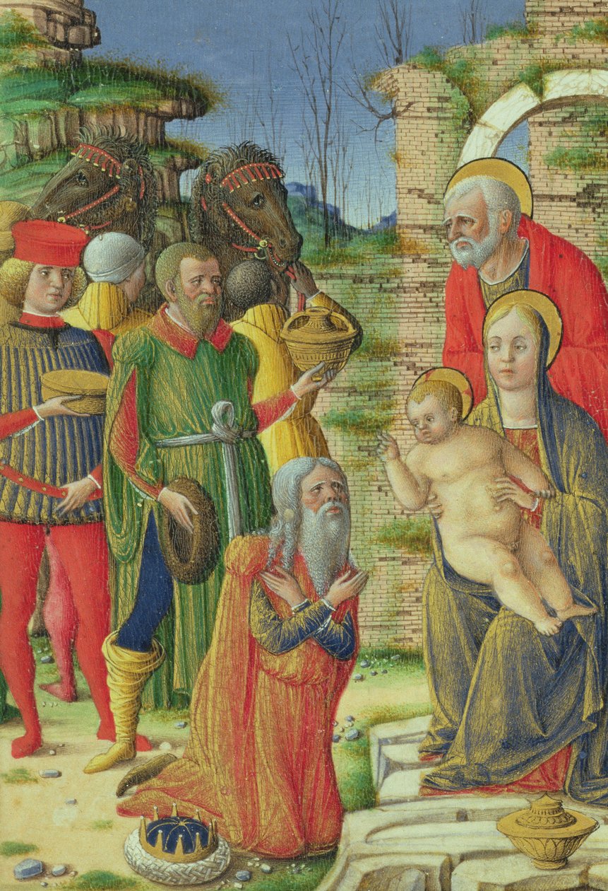 Adoración de los Magos, c.1465 de Girolamo da Cremona