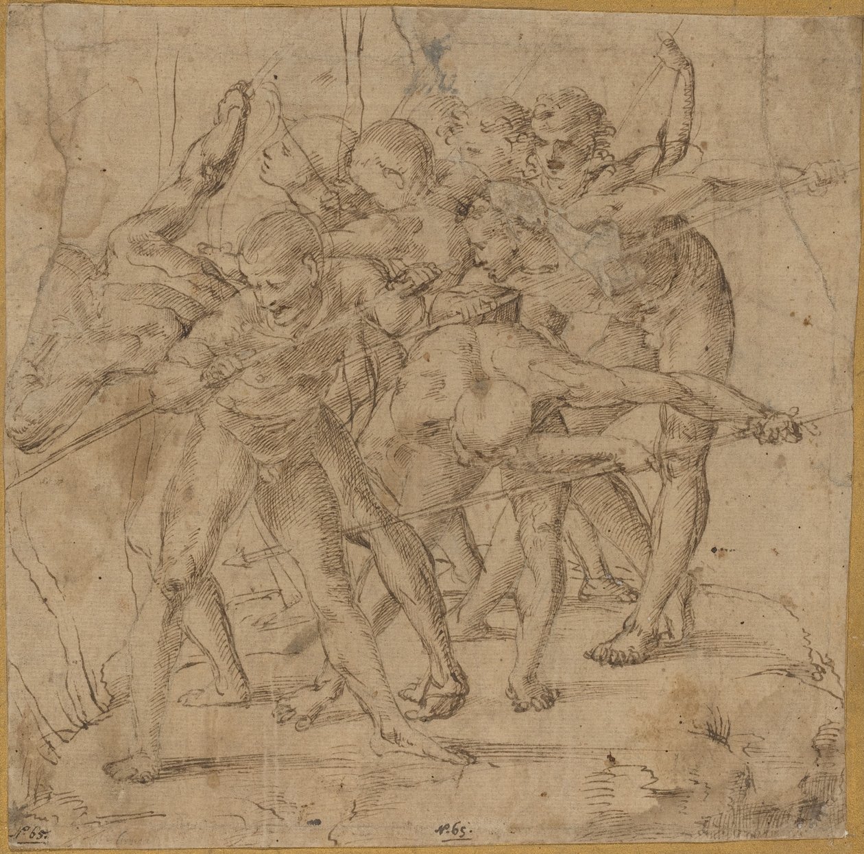 Escena de Batalla de Girolamo Genga