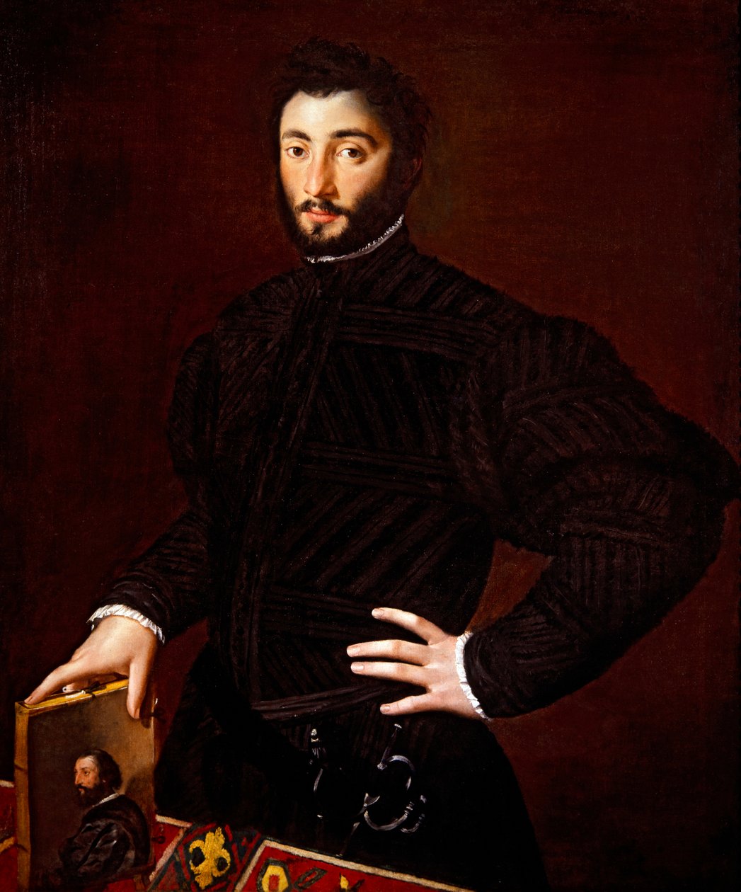 Retrato de un joven de Girolamo Mazzola Bedoli
