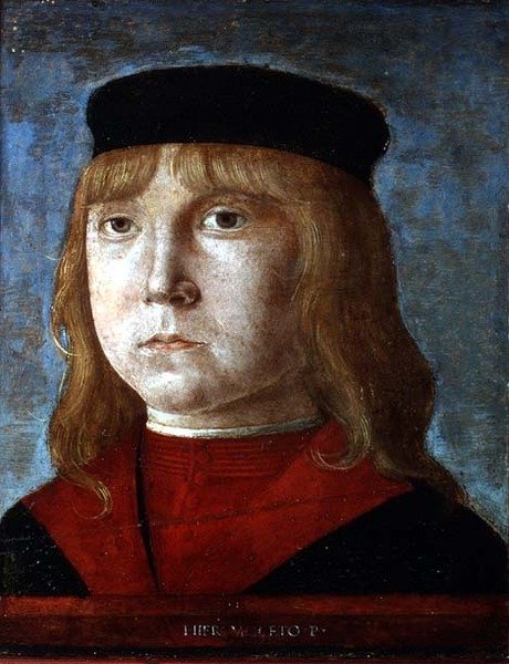 Retrato de un niño de Girolamo Mocetto