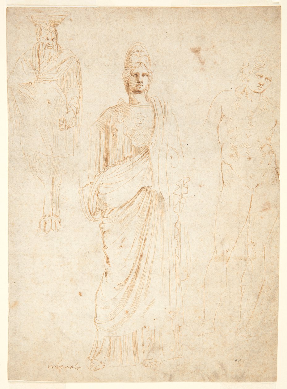 Figuras clásicas de Girolamo da Carpi
