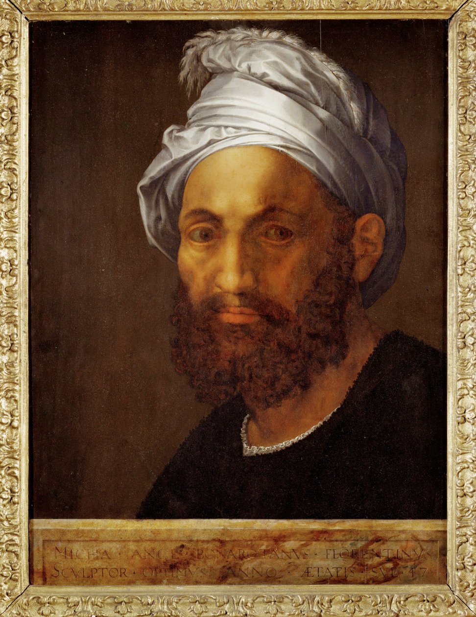 Retrato de Miguel Ángel ... de Giuliano Bugiardini