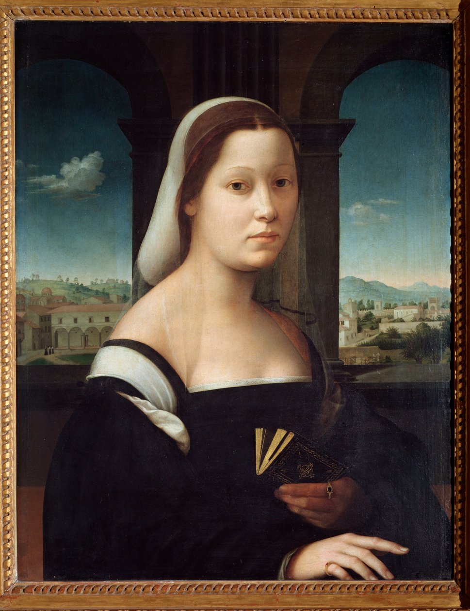 Retrato de una dama de Giuliano Bugiardini