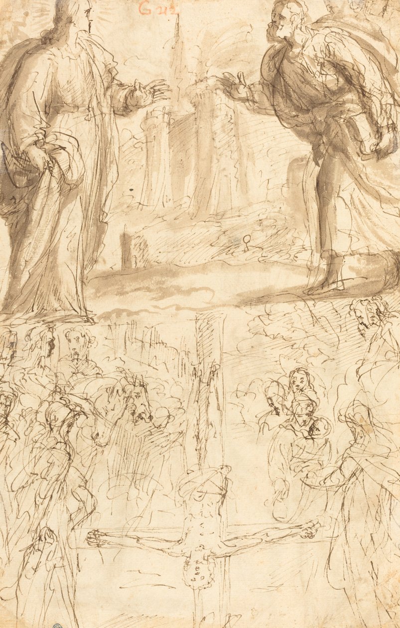 Crucifixión de San Pedro de Giulio Cesare Procaccini