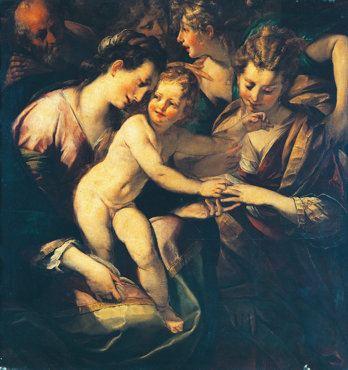 Matrimonio místico de Santa Catalina de Giulio Cesare Procaccini