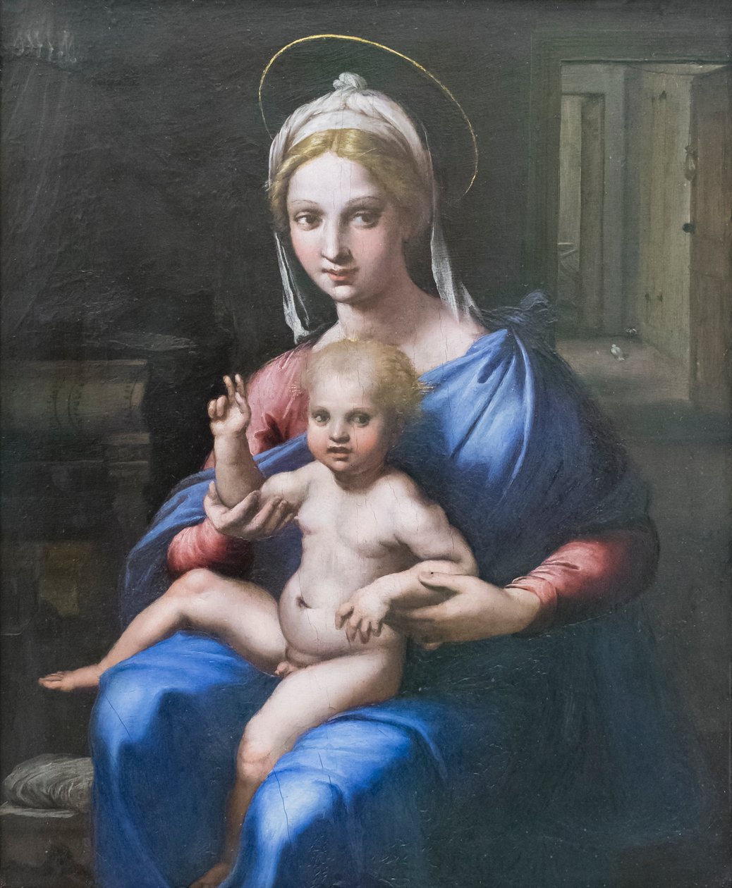 Virgen con el Niño de Giulio Romano