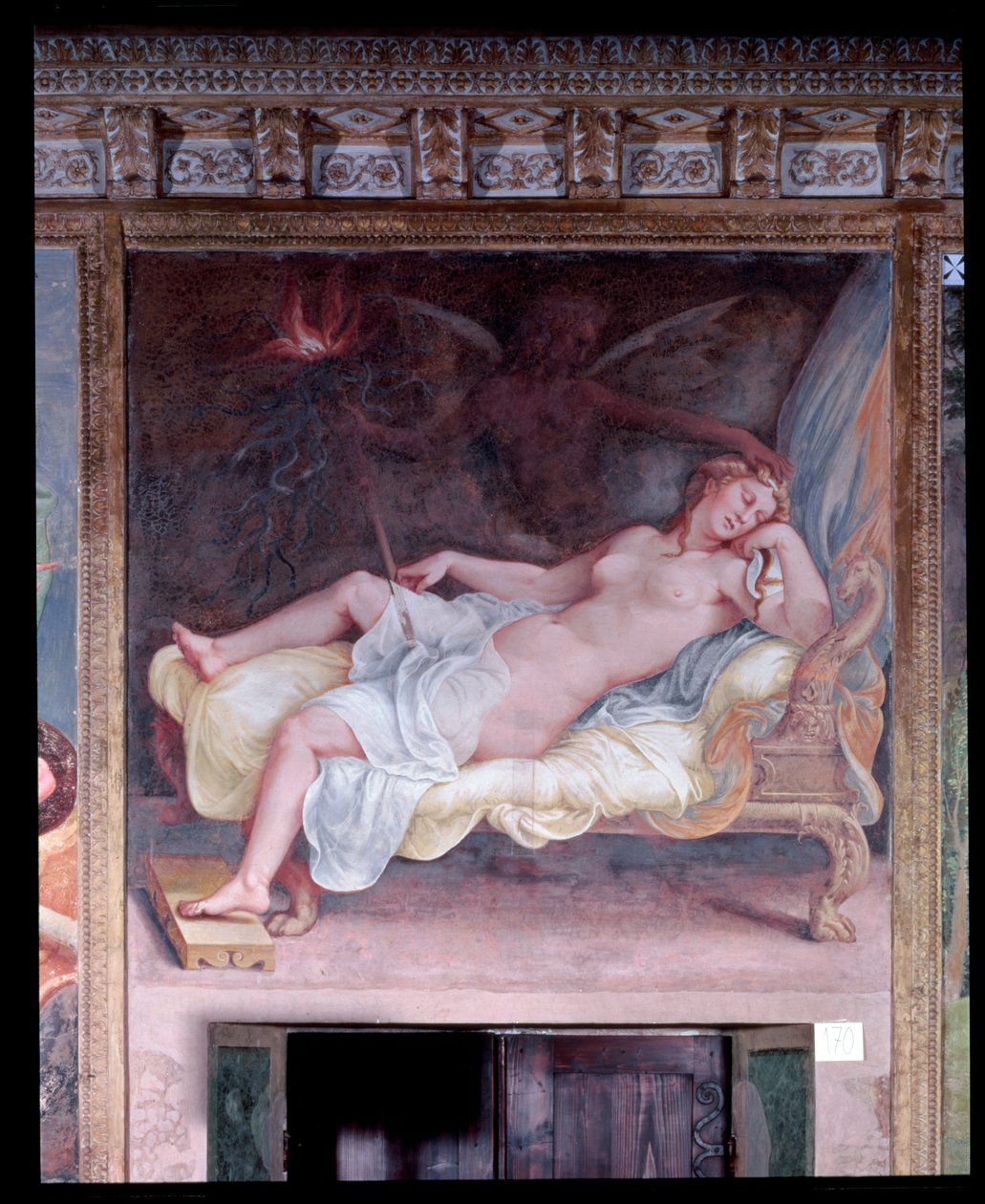 El sueño de Hécuba de Giulio Romano