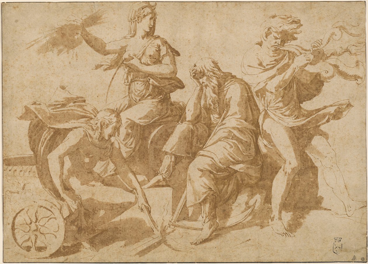 Los cuatro elementos de Giulio Romano