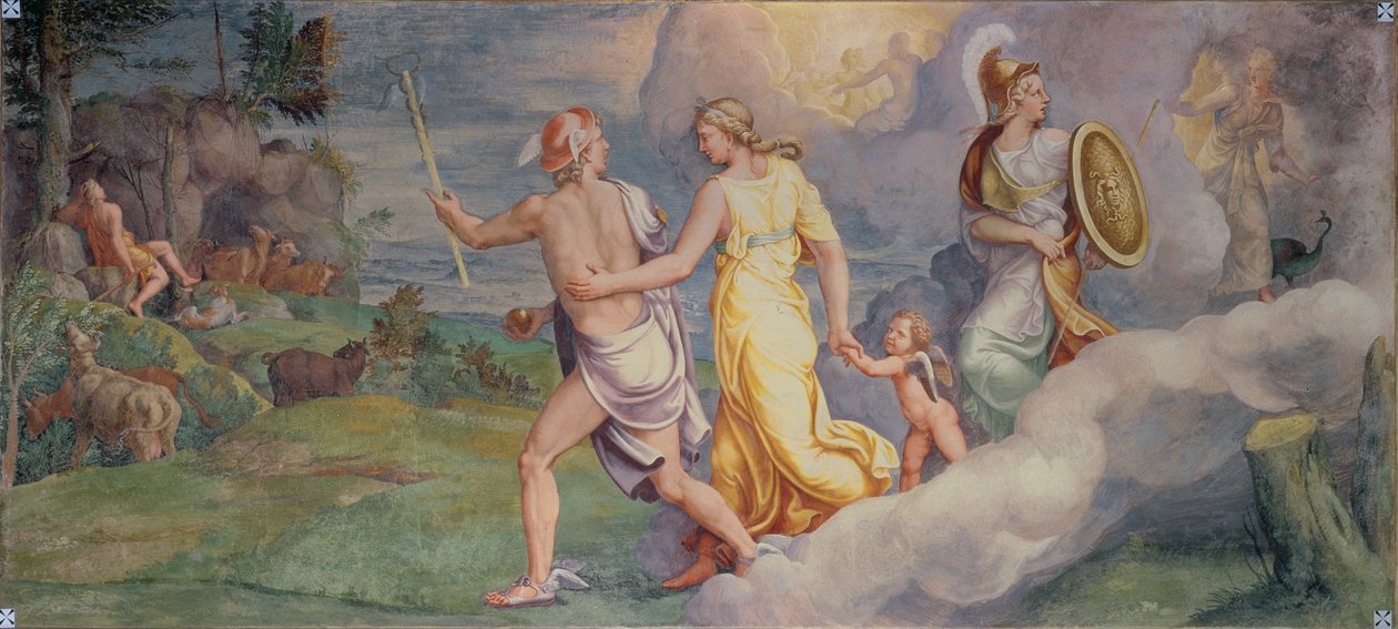 El Juicio de Paris de Giulio Romano