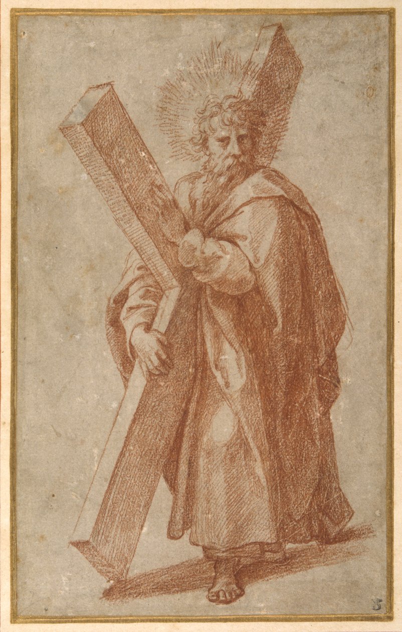Los Doce Apóstoles: San Andrés de Giulio Romano