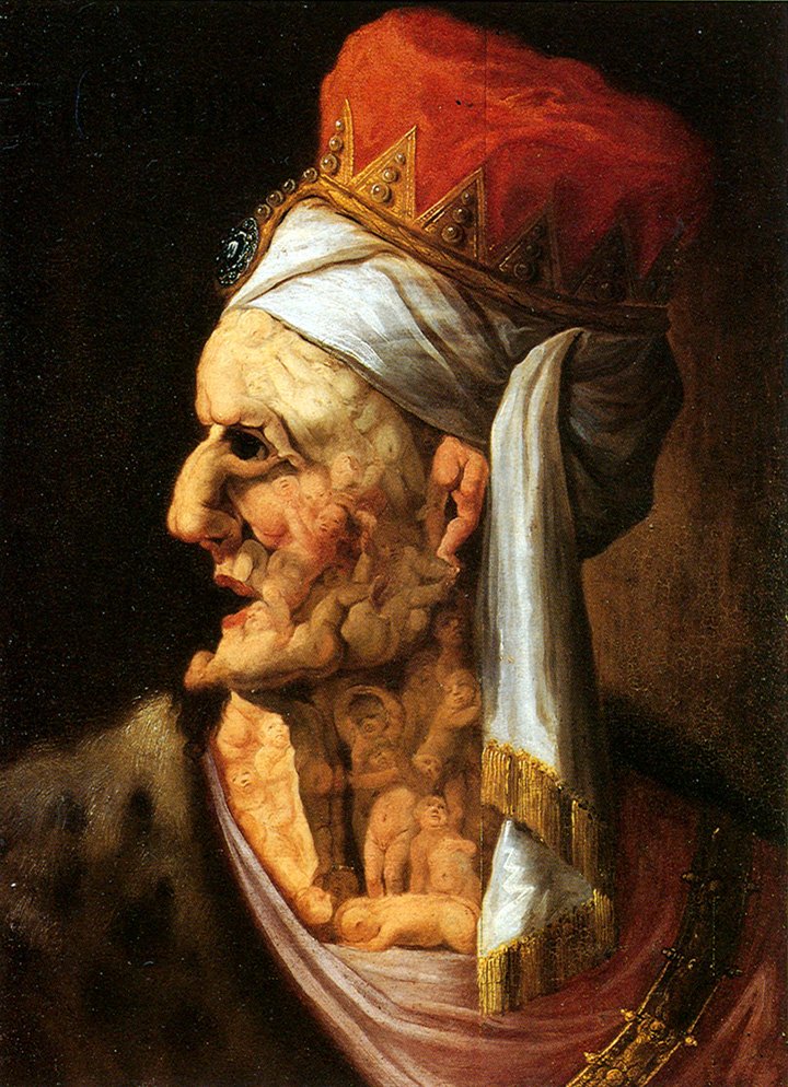 Cabeza de Herodes de Giuseppe Arcimboldo