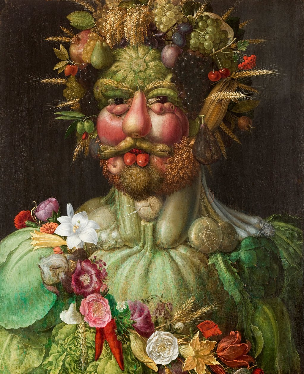 Rudolf II de Habsburgo como Vertumnus de Giuseppe Arcimboldo