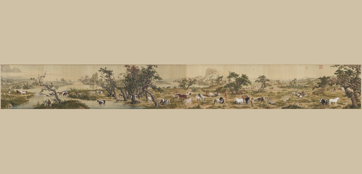 Cien caballos de Giuseppe Castiglione