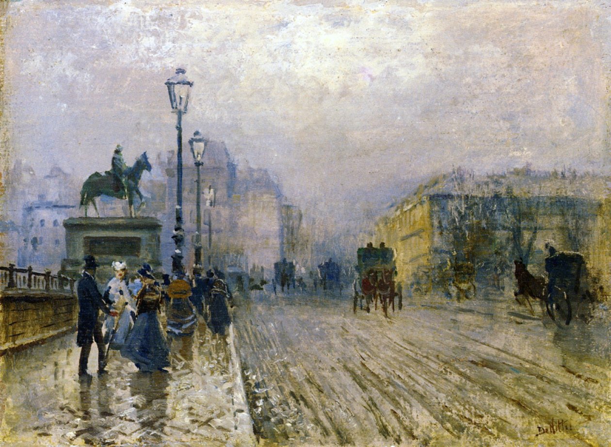 El Pont Neuf, París de Giuseppe de Nittis
