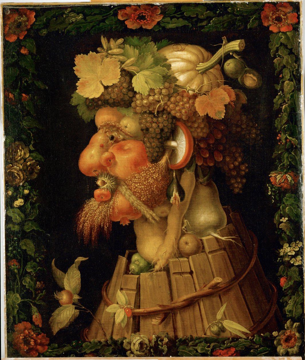 Otoño, alegoría ... de Giuseppe Arcimboldo