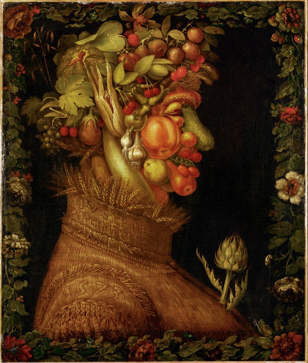 Verano, alegoría ... de Giuseppe Arcimboldo