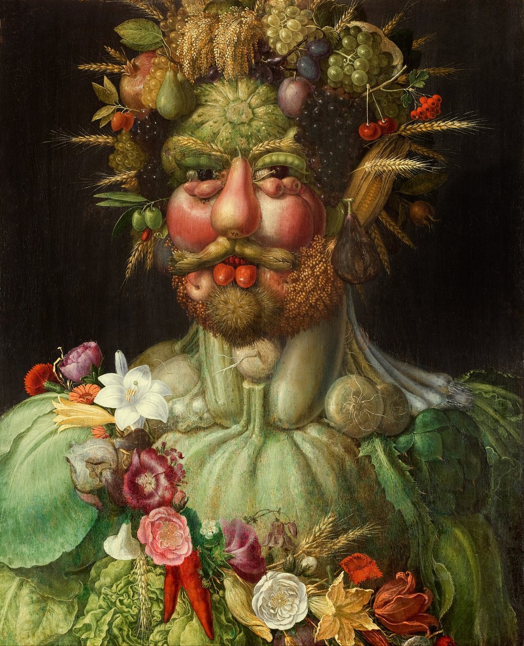 Vertumnus, 1591 de Giuseppe Arcimboldo