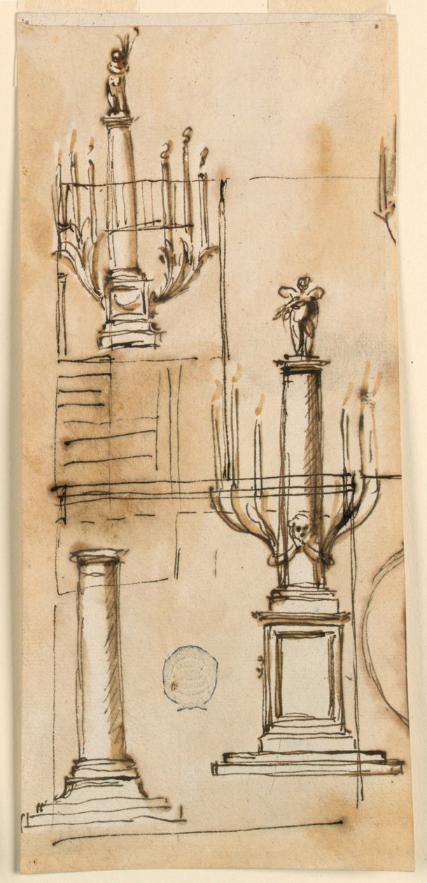 Candelabros de Giuseppe Barberi