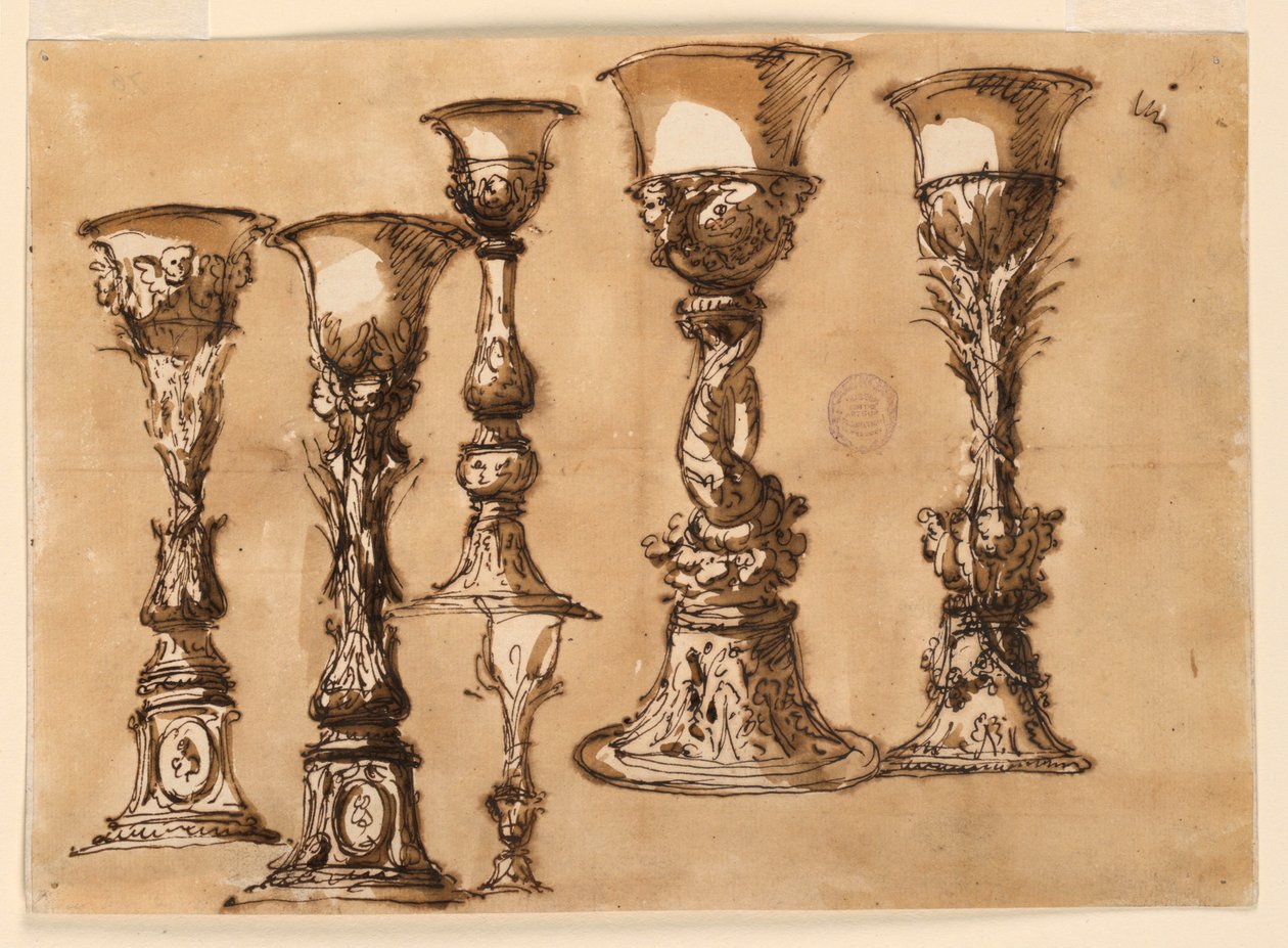 Diseños de cálices de Giuseppe Barberi