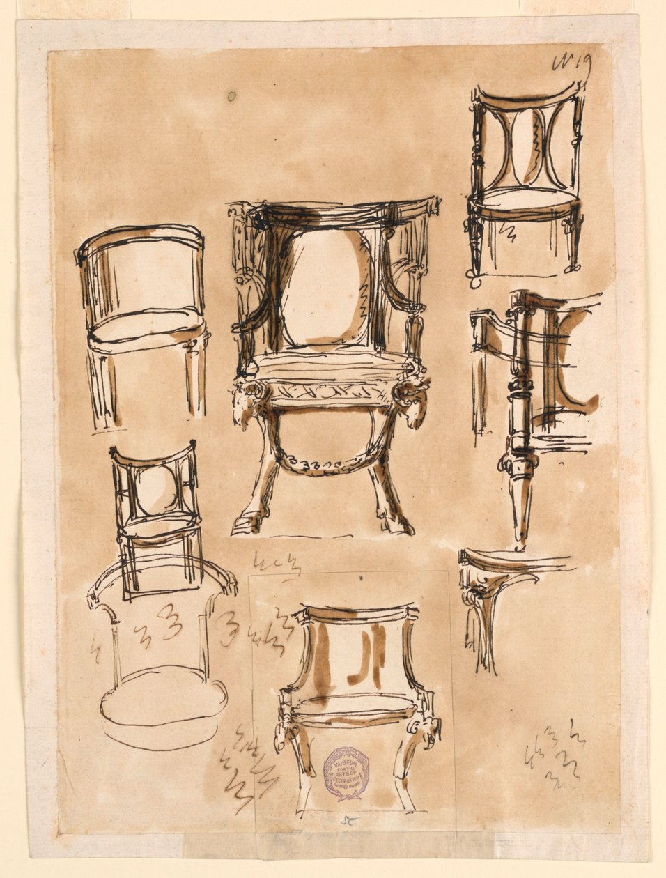 Diseños para Sillas de Giuseppe Barberi