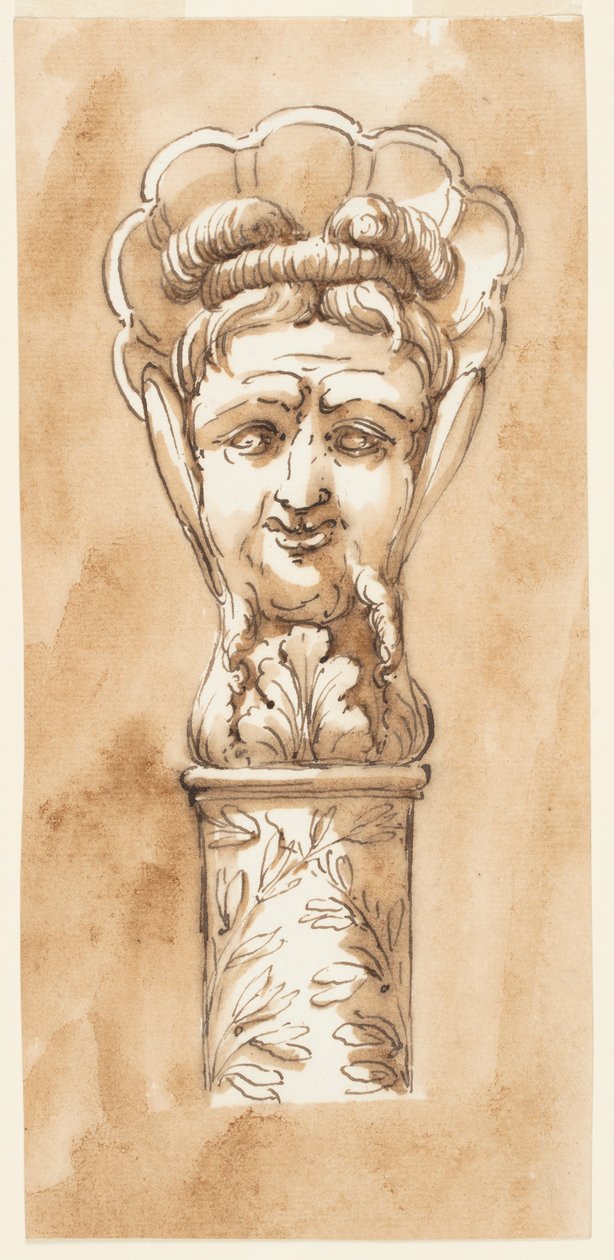 Cabeza de un bastón de Giuseppe Barberi