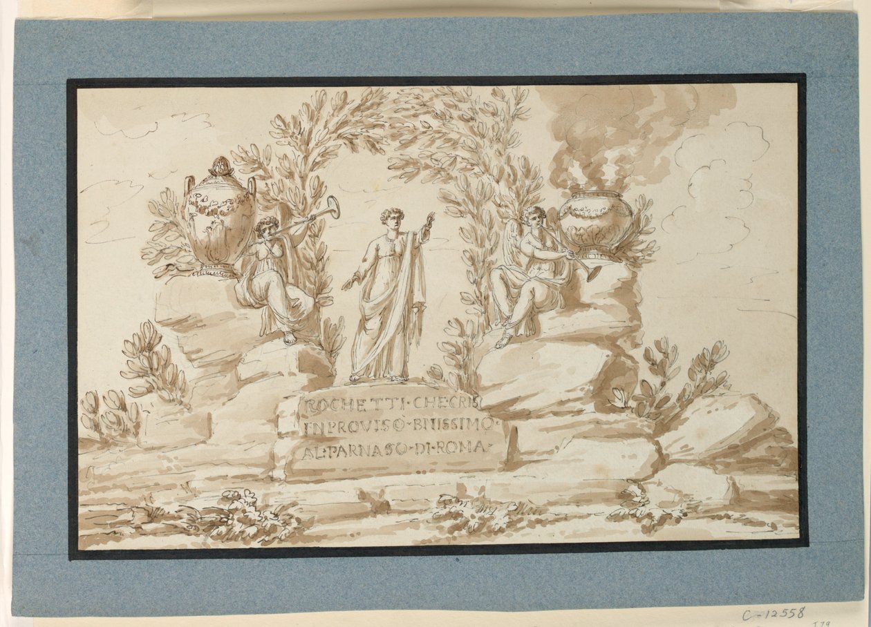 Monumento Sepulcral para Improvisor Rochetti de Giuseppe Barberi