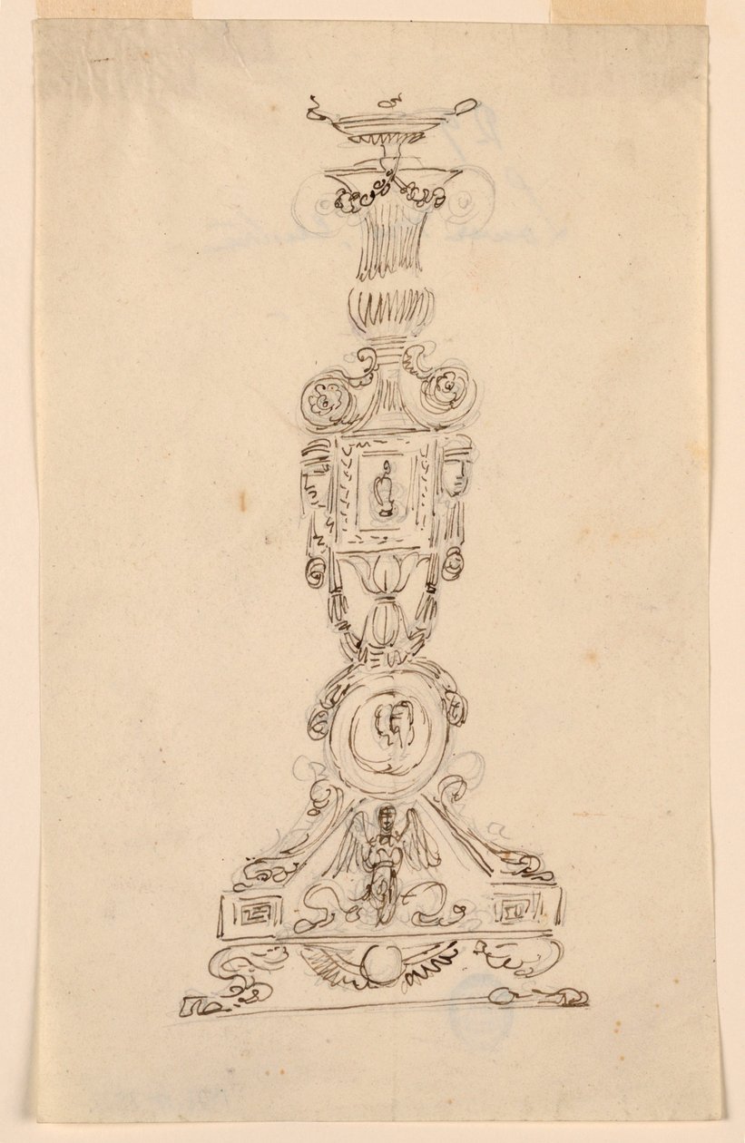 Diseño para un Candelabro de Giuseppe Bernardino Bison