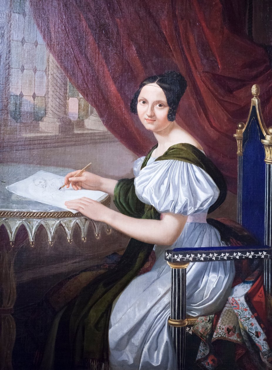Napoleón Élisa Baciocchi, hacia 1830 de Giuseppe Bezzuoli