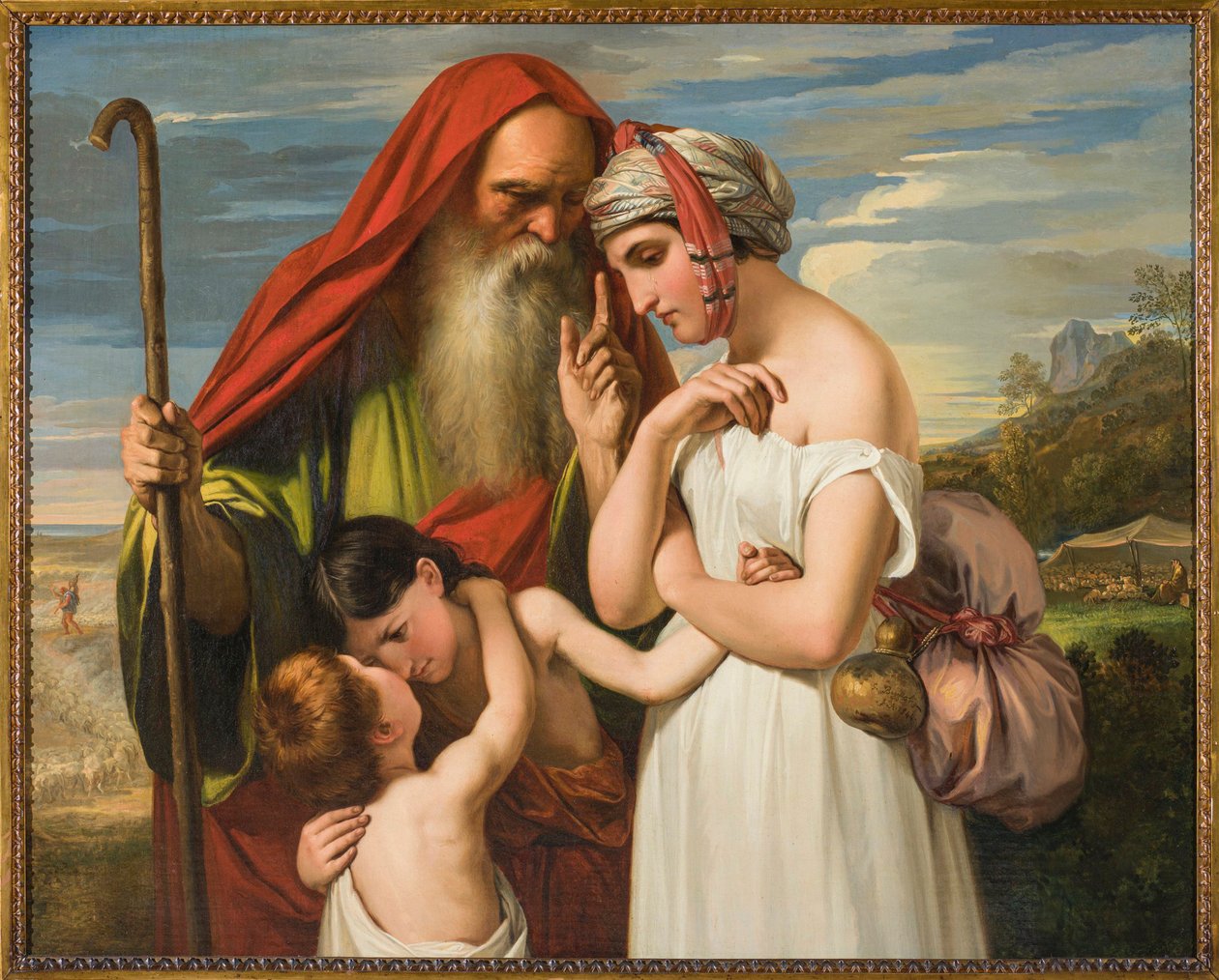 La expulsión de Agar, 1844 de Giuseppe Bezzuoli